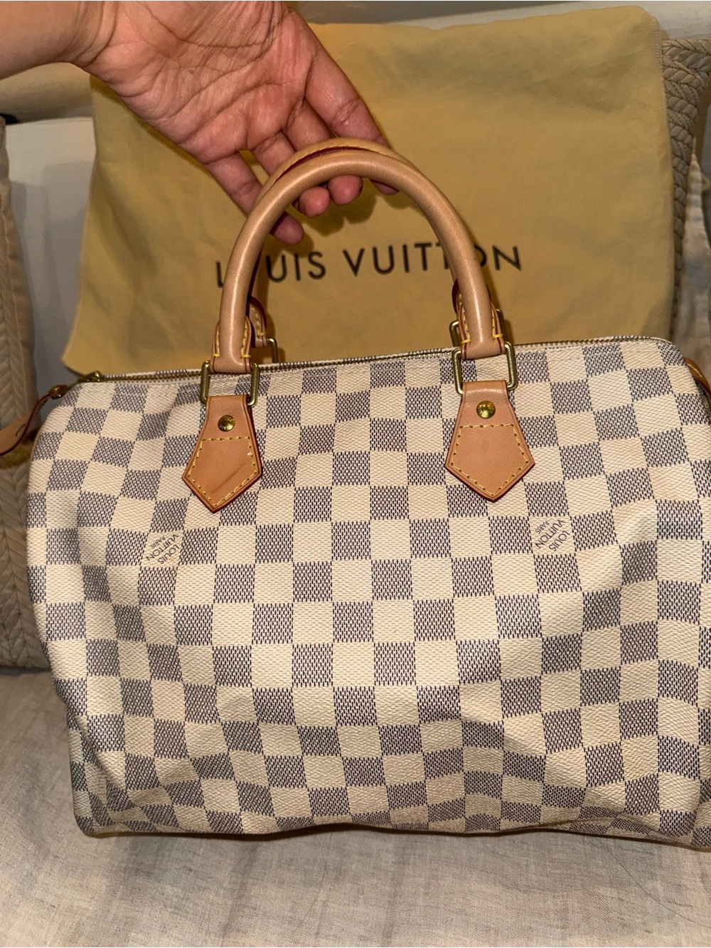 Louis Vuitton Damier Azur Speedy 30
